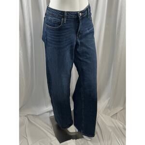 Old Navy Mid Rise Baggy Wide Leg Jeans Blue 14 streetwear Y2K 88-70